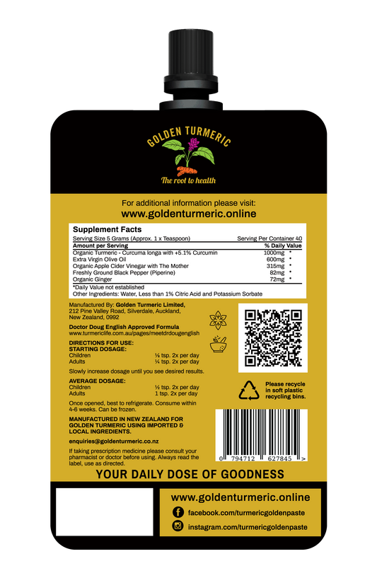 Turmeric Golden Paste Facts for health benefits